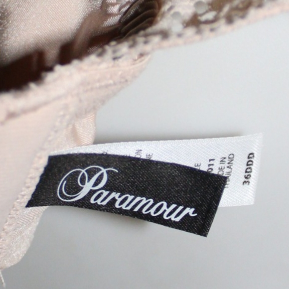 PARAMOUR SEAMLESS PLUNGE CONTOUR LACE BACK BRA - Picture 10 of 16